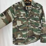 J.Crew  Camo Utility shirt Jacket shacket size small. G8539 cotton long sleeve Photo 3