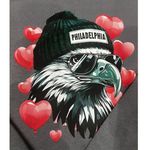 Philadelphia Eagles Women’s Crop Sweatshirt Gray Size M Photo 1