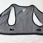 Diesel Vintage Y2K Charcoal Striped Cotton Vest Size L Photo 4