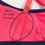 Lorna Jane Navy/Neon Perforated Sports Bra Photo 10