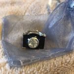 Silver black enamel Camera with crystal flash 📸 Photo 1