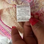 None Tiered Boho Floral Strappy Sleeve Maxi Dress Photo 9