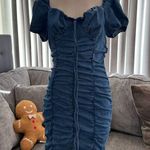 🌸AMTIOUS scrunch denim dress 🌸 Blue Size M Photo 5