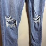 American Eagle  mom jean distressed high waist women's size regular 4 Photo 7