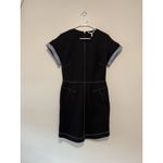 Derek Lam 10 Crosby NWT Black Short Sleeve Stretch Denim Dress Size 6 Photo 3