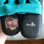 Sanuk Yoga Mat triangle Sandals Turquoise Women’s 7 like new Photo 2