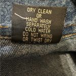 VTG GORDON & JAMES Vest Women M Denim Western Cowgirl Rodeo Embroidered Flowers Blue Size M Photo 6