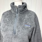Patagonia Los Gatos High Pile Sherpa Fleece 1/4 Zip Jacket Gray Size XL Photo 4