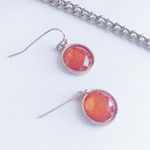 Purple Orange Statement Neacklace Set Photo 3