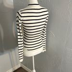 Madden Girl  Black and White Striped Sweater Photo 4