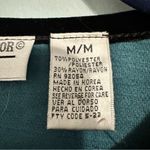 Carolyn Taylor NWT  for by Design Floral Blouse Medium Velvet Neckline Photo 9