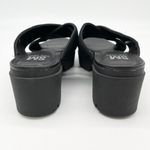 SM New York Womens Sandals Size 9 Chunky Criss Cross Straps Retro Platform Black Photo 3