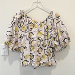 VELVET by GRAHAM & SPENCER Zoey Printed Top Medium Brown Photo 4