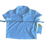 90 Degree By Reflex Work Out Polo Crop Top UPF 50+ Protection Photo 6