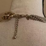 EXPRESS Signed  Gold Tone Chain Costume Necklace Adjustable Length Photo 7