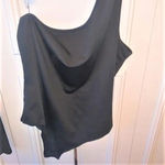 SheIn ‎One shoulder black bodysuit 1X Photo 3