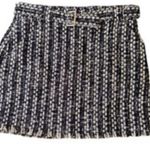 RAMY BROOK
Ashley Belted Tweed Mini Skirt Sz 10 Blue Photo 4