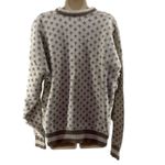 Jantzen Vintage Cream and Taupe Pullover Sweater Xlarge Photo 3