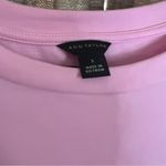 Ann Taylor  Light Pink Three Quarter Sleeve Tie Waist Sweatshirt Size Small Photo 8