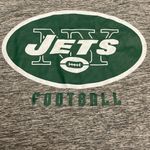 NFL Team Apparel Heather Gray NY Jets Football Women's Short Sleeve Tee Size S Photo 4
