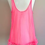Victoria's Secret Victoria’s Secret Bubblegum Mesh Babydoll Top Photo 2
