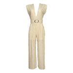 SABINA MUSÁYEV Galliano Jumpsuit, Ivory, Medium Photo 7
