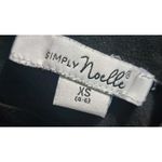 Simply Noelle Black Drape Front Cardigan with Lace-Up Sleeves Open Front Size XS Photo 3