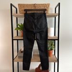 Abercrombie & Fitch  High-Rise Super Skinny Ankle Waxed Black Jeans, 28 Short Photo 3