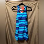 Speedo NWT  Woman Swimwear All Over Print Racerback Swimdress with Boyleg Size 36 Photo 1