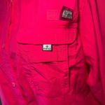 Columbia PFG Fishing Shirt Button Up Roll Tab Sleeve Hot Pink XL Photo 1