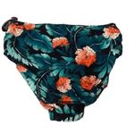Boutique  + Green High Waisted Floral Tropical Bikini Bottom Women SZ 3X Photo 1