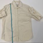 Jones New York Sport Women’s Cream Long Sleeve Button Down Shirt EUC Sz 6 Photo 7