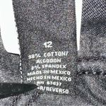 Ralph Lauren Polo Black Denim Jeans Stretch Boot Cut Sz 12 Photo 2