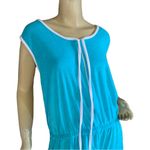 Granada New York VINTAGE 1980'S SKY BLUE TERRY CLOTH ROMPER (3X) Photo 7