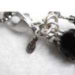 Premier Designs Vintage  Multi Strand Black Beads Silver Tone Metal Necklace Photo 3