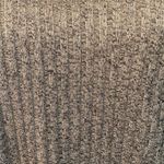 Jones New York NWT szM long sleeve heathered grey tan cowl neck high low tunic Photo 2