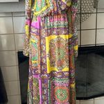 None Baroque print dress Size small sample sale Photo 0
