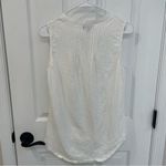 For Cynthia Beachwear White Button Down Lace Detail Tank Women’s Size M Photo 1
