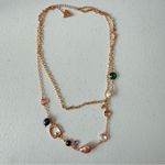 Guess  layered Gold Multi-Color Pendant Necklace Photo 1