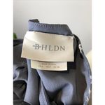 BHLDN  Sleeveless Polyester Blue Floral Embroidered Bridesmaid BMaxi Dress Size 4 Photo 6