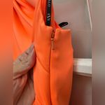 Black Halo  Neon Apricot Rex One-Shoulder Gala Formal Gown Dress Size 8 Med Photo 9