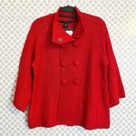 Style & Co . ¾ Sleeve Red Knit Coatigan / Jacket, M, NWT! Photo 9