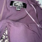 Blue Blush  Violet Purple White Floral Strapless Shorts Romper Tie Front Size L Photo 6