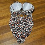 Bar III Run Wild Monokini, Leopard Print, XL Photo 2