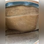 Coach Vintage  NY 3627 Distressed Leather Skinny Flight Bag Tan Photo 9