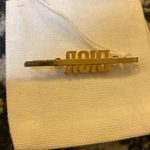 Christian Dior DIO(R)EVOLUTION BARRETTE Gold-Finish Metal and White Resin Pearls Photo 6