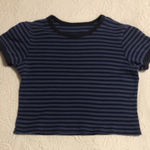Brandy Melville  Striped Short Sleeve Shirt Photo 0