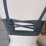 Athletic Works Sports Bra Gray XS Criss Cross Back Photo 9