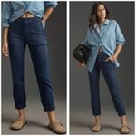 Anthropologie The Richie Slim Joggers Size 8 Blue Photo 1