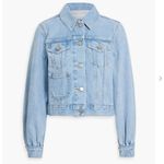 Ganni Light Blue Denim Jacket NWT Photo 0